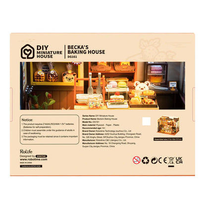 Rolife | Miniature house: Becka's baking house - 20 cm