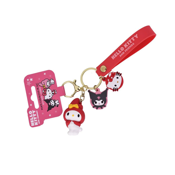 My Melody sleutelhanger met rood mutsje voor je tas en sleutels