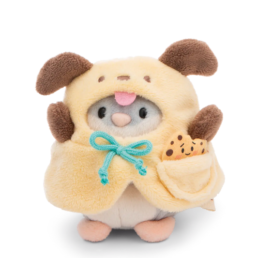 Mymochi | Hamster Shai met hondenkostuum - knuffel 8 cm