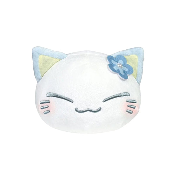 Cute Nemuneko kat knuffel met vrolijk bloemetje van Furyu