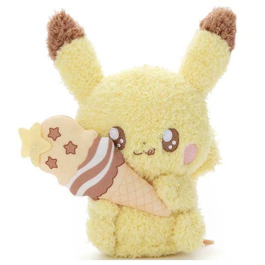 Pokémon | Poké peace: Pikachu met ijsje - knuffel 18 cm