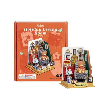 Rolife | Miniatuur huisje: Holiday living room  - 11 cm