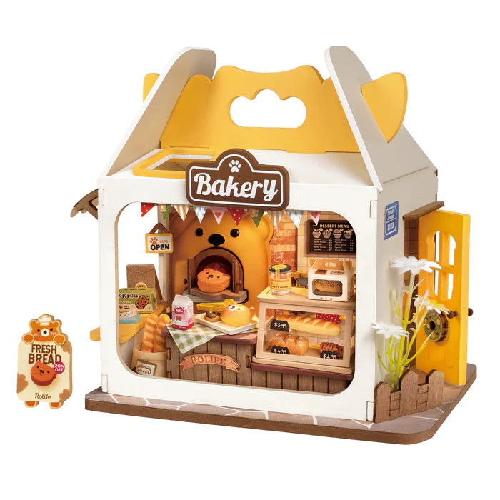 Rolife | Miniatuur winkeltje: Teddy's breadbox  - 15 cm