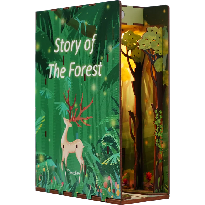 Tone Cheer | Book nook: Story of the forest 24 cm